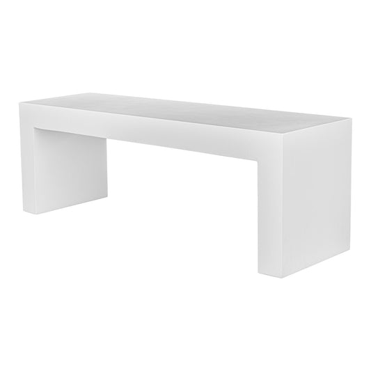 Lazarus - Outdoor Bench - White - Premium Benches from Moe's Home Collection - Just $1897.50! Shop now at brett interiors