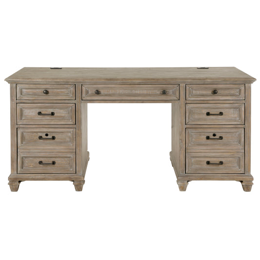 Lancaster - Executive Desk - Dove Tail Grey - Premium Executive Desks from Magnussen Furniture - Just $2289! Shop now at brett interiors