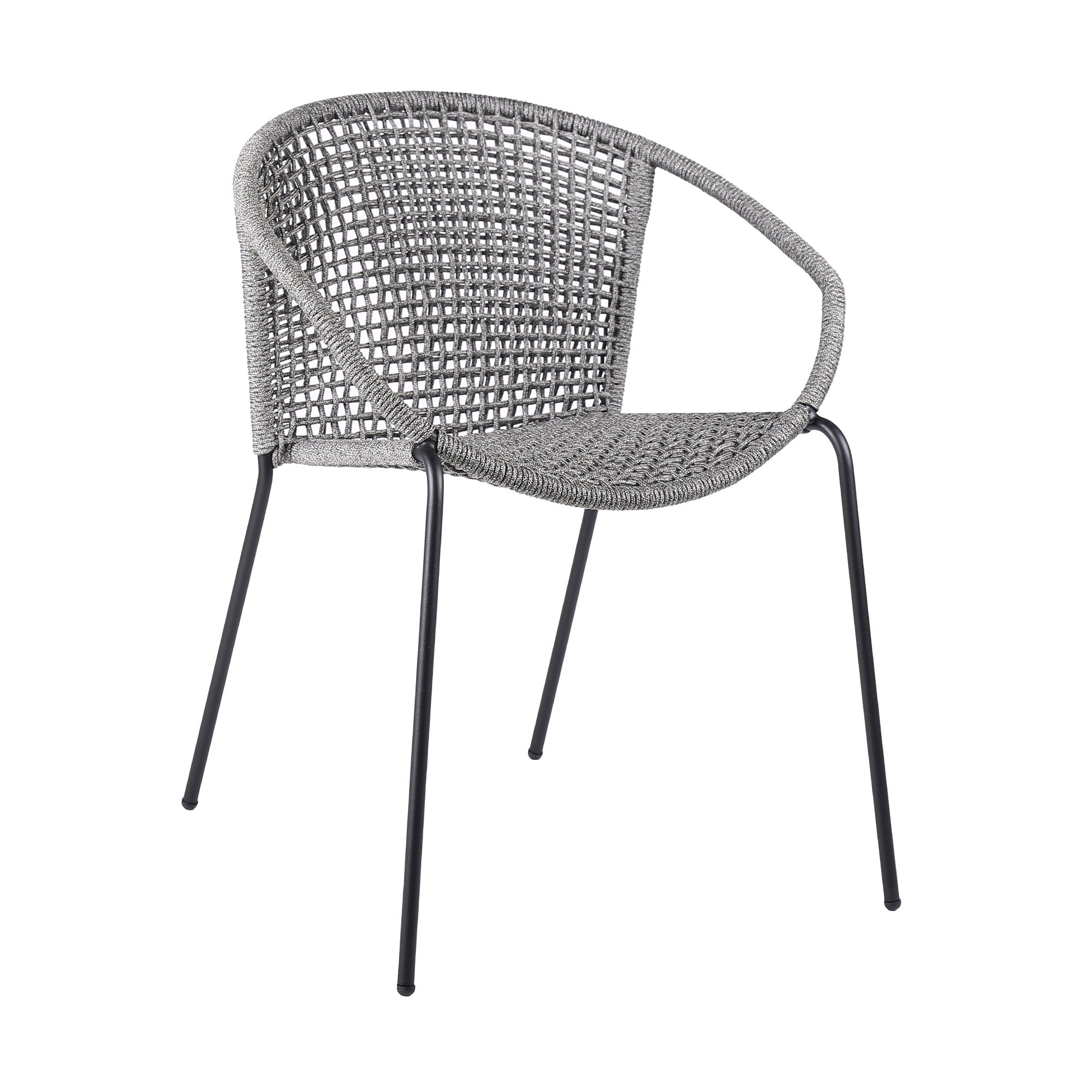 Snack - Indoor / Outdoor Stackable Steel Dining Chair (Set of 2) - Premium Chair Sets from Armen Living - Just $560! Shop now at brett interiors