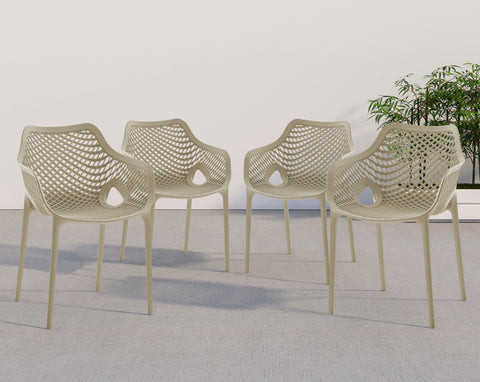 Mykonos - Outdoor Dining Chair Set Meridian Furniture