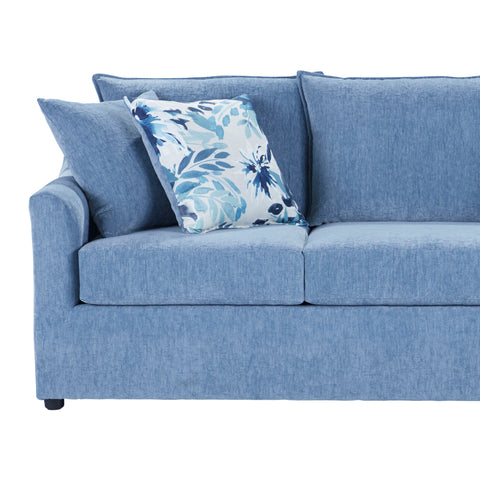 Sylvie - 2 Piece Living Room Set (Sofa & Swivel Chair) - Blue And White Print - Premium 2 Piece Living Room Sets from New Classic - Just $1970! Shop now at brett interiors