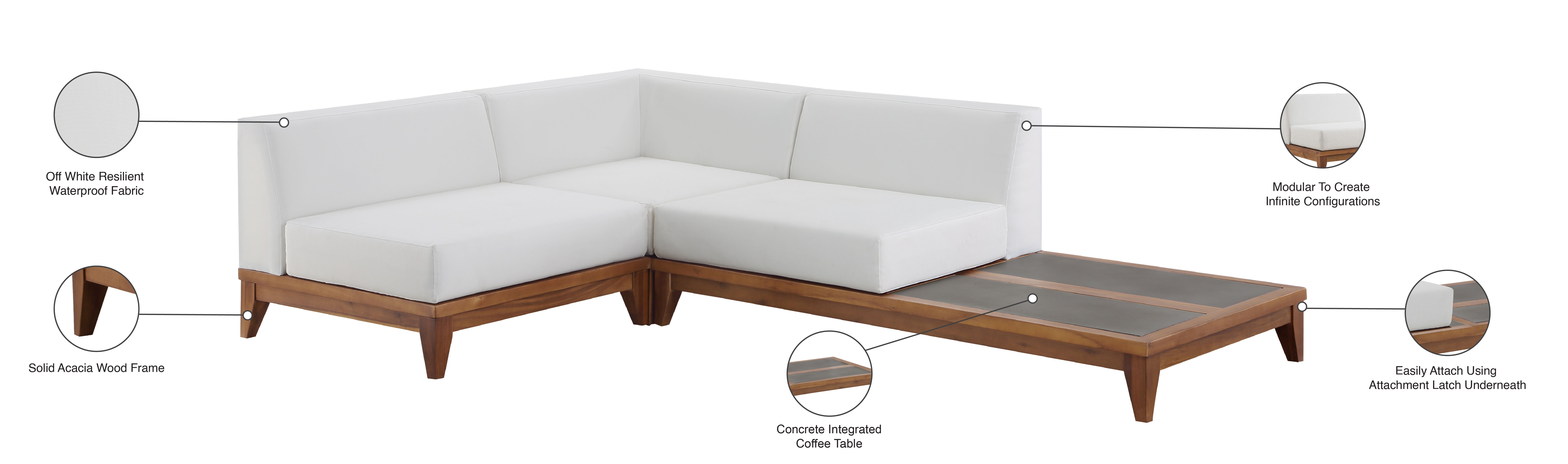 Rio - Modular Sectional - Premium Stationary Sectionals from Meridian Furniture - Just $4925! Shop now at brett interiors