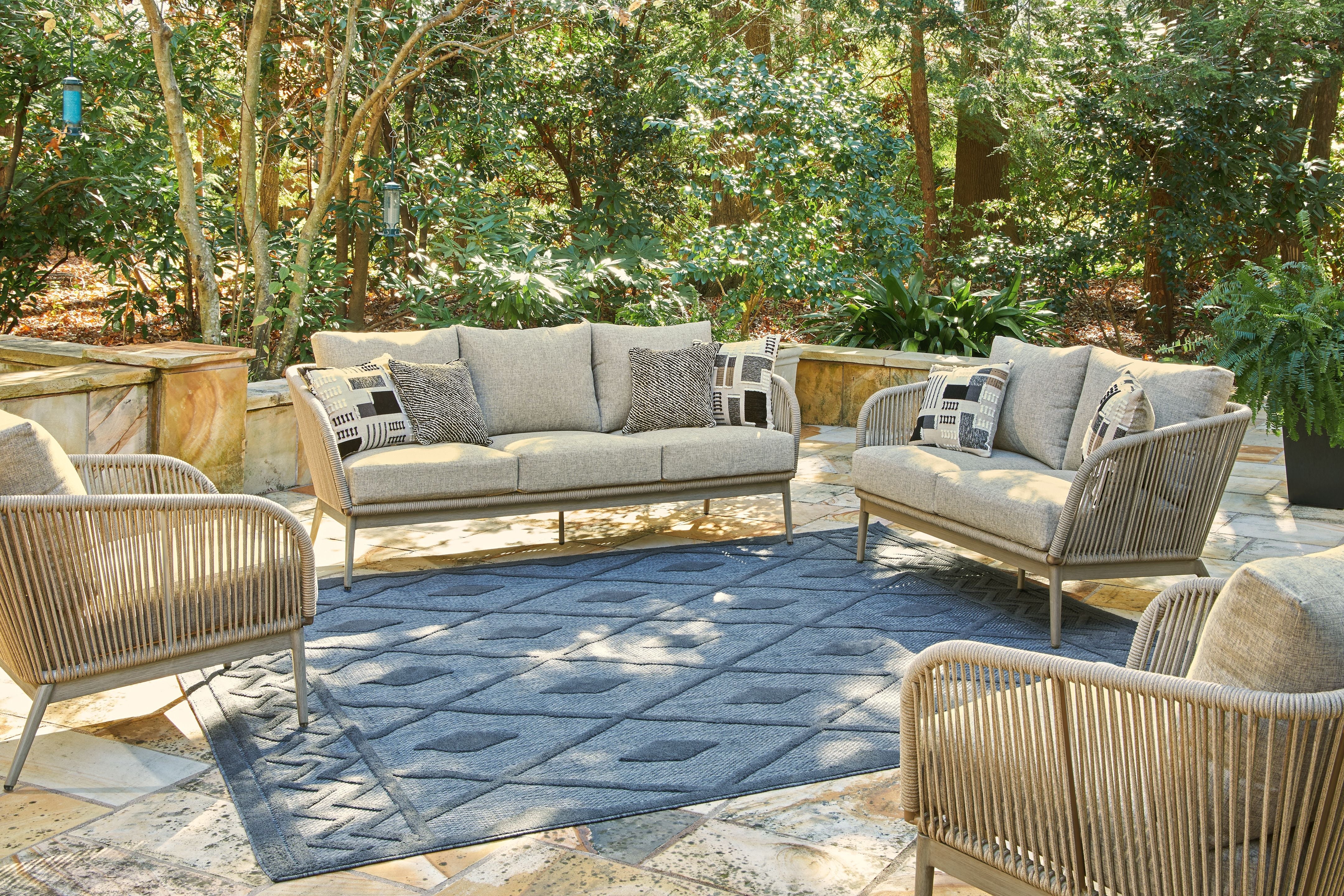 Swiss Valley - Lounge Set - Premium 4 Piece Outdoor Sets from Signature Design by Ashley® - Just $2794.38! Shop now at brett interiors