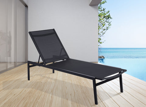 Santorini - Outdoor Patio Chaise Lounge Chair - Premium Chaises from Meridian Furniture - Just $500! Shop now at brett interiors