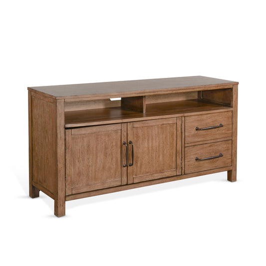 Doe Valley - 56" TV Console - Light Brown - Premium TV Stands from Sunny Designs - Just $781! Shop now at brett interiors