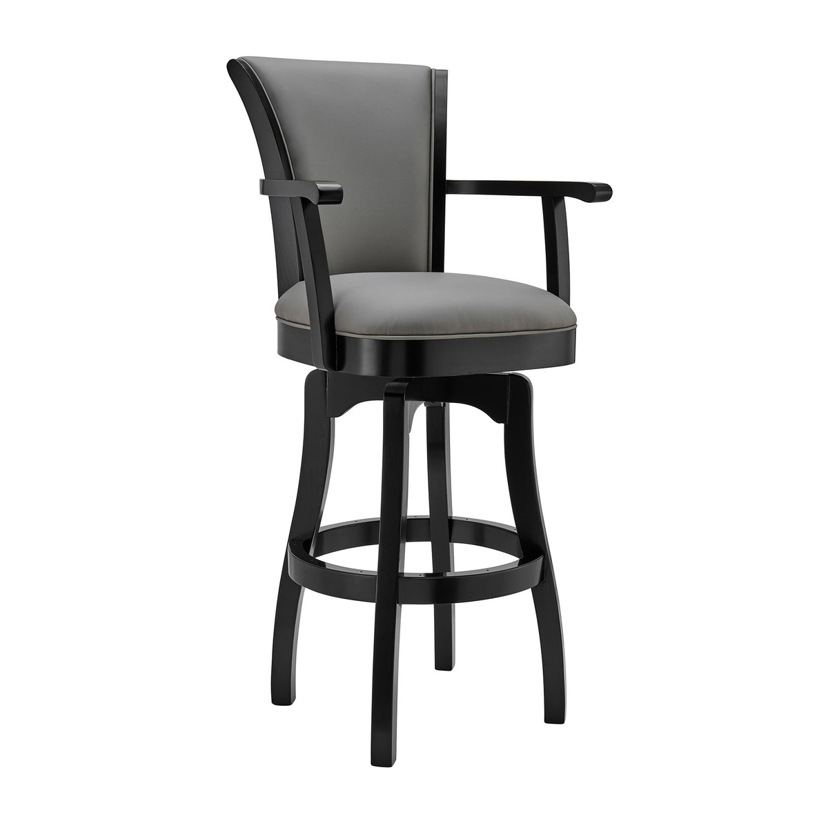 Raleigh - Swivel Arm Bar Stool - Premium Counter Height (24"-27") from Armen Living - Just $572.50! Shop now at brett interiors