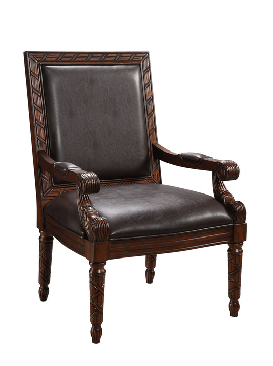 Lenora - Accent Chair - Medium Brown - Premium Accent Chairs from Coast2Coast Home - Just $1650! Shop now at brett interiors