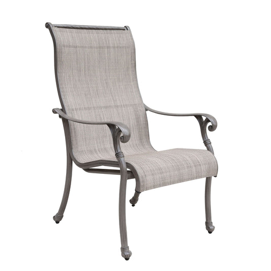 Outdoor All-Weather Sling Dining Chairs (Set of 2) - Gray - Premium Chair Sets from Gather Craft - Just $831! Shop now at brett interiors