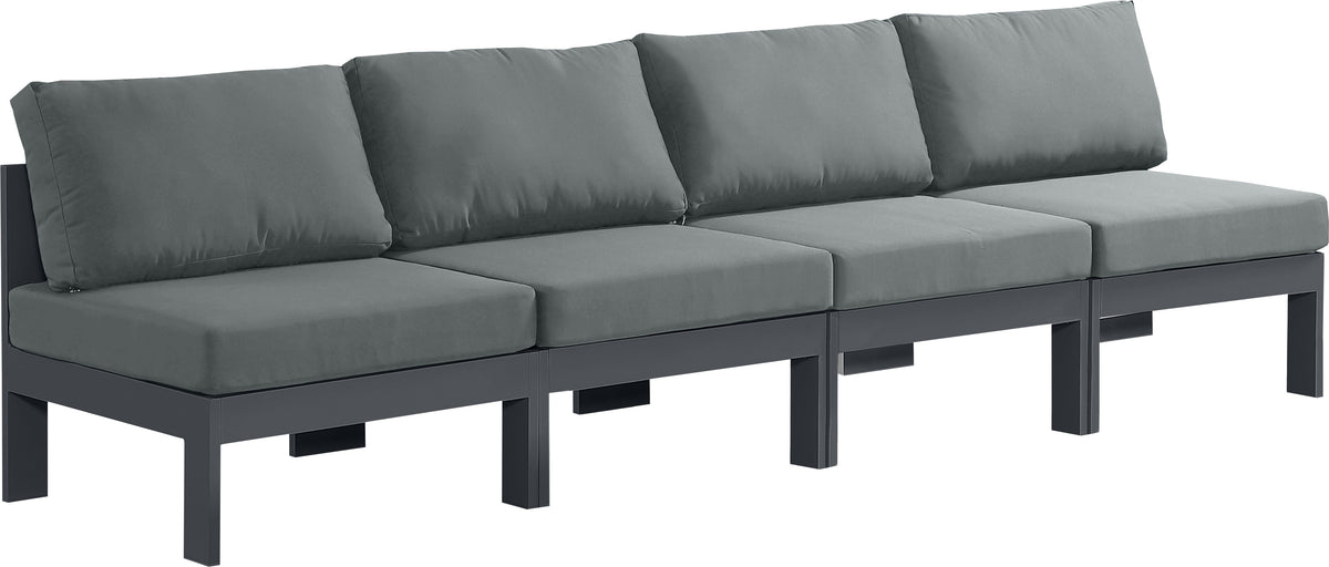 Nizuc - Outdoor Patio Modular Sofa 4 Seats - Premium Sofas from Meridian Furniture - Just $3450! Shop now at brett interiors