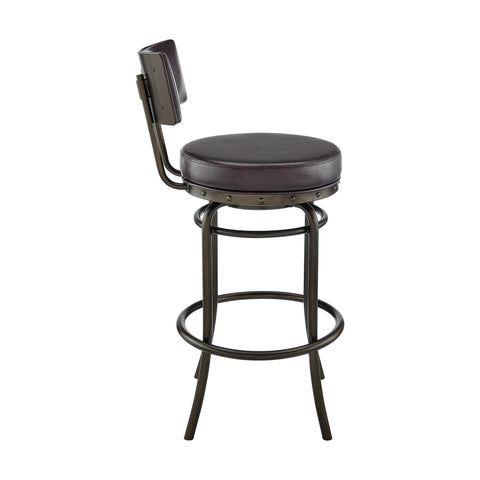 Leslie - Swivel Stool - Premium Counter Height (24"-27") from Armen Living - Just $382.50! Shop now at brett interiors