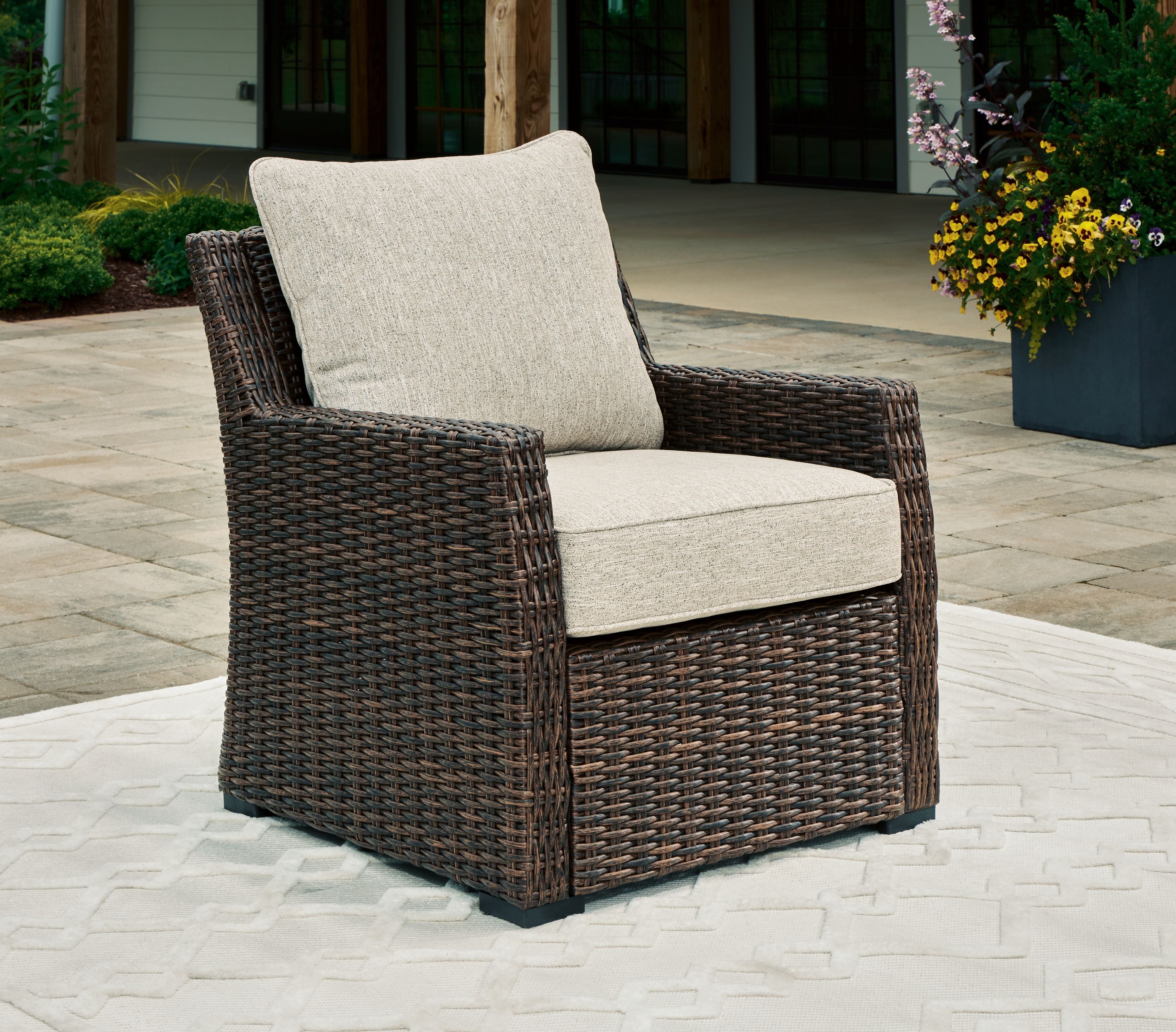 Brook Ranch - Brown - Lounge Chair With Cushion - Premium Lounge Chairs from Signature Design by Ashley® - Just $621.88! Shop now at brett interiors