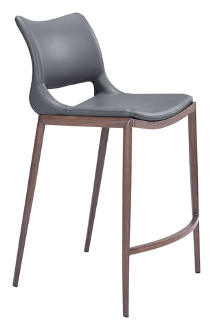 Ace - Counter Chair (Set of 2) - Walnut Legs - Premium Chair Sets from Zuo Modern - Just $1500! Shop now at brett interiors