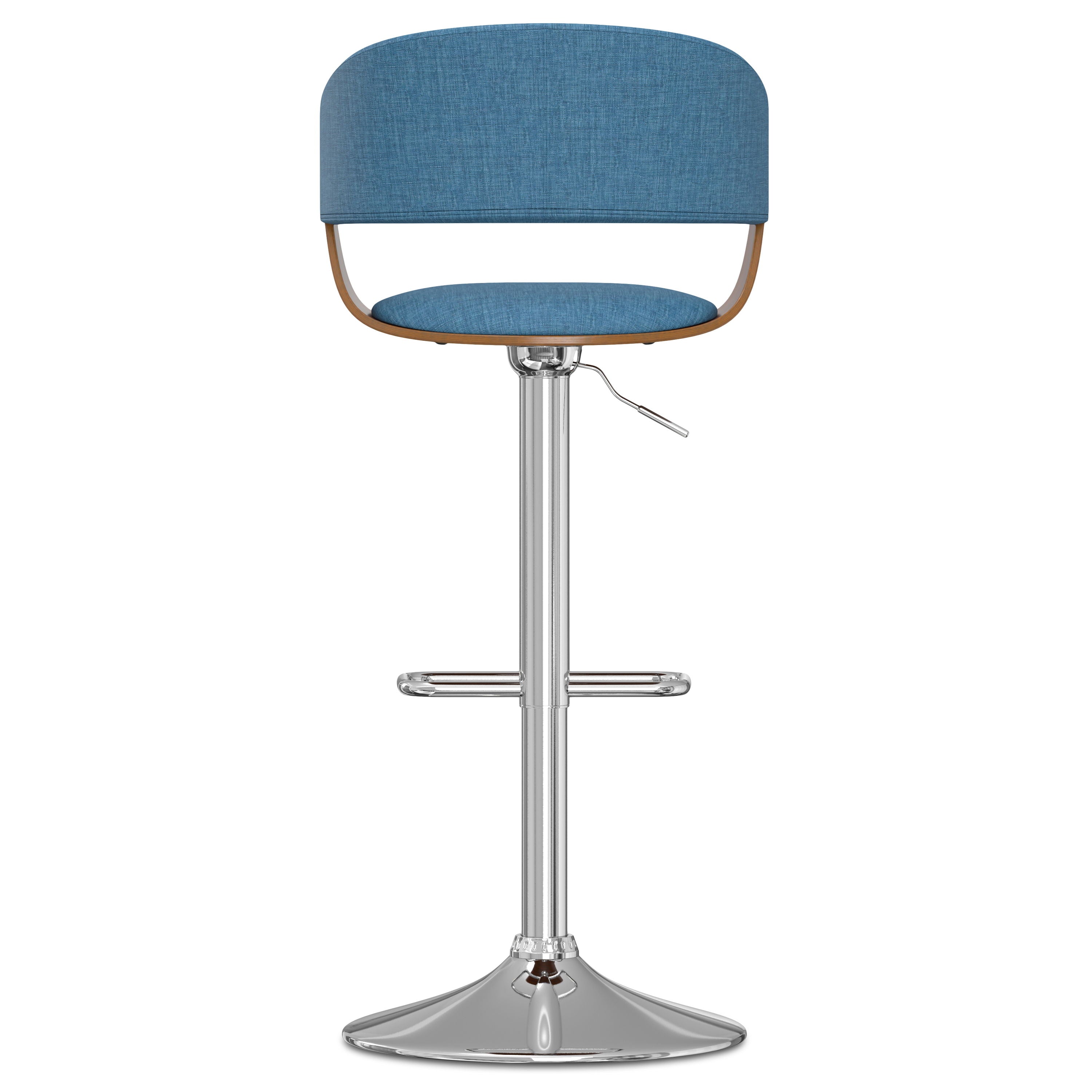 Lowell - Adjustable Swivel Bar Stool - Premium Bar Height (28"-30") from Simpli Home - Just $202! Shop now at brett interiors