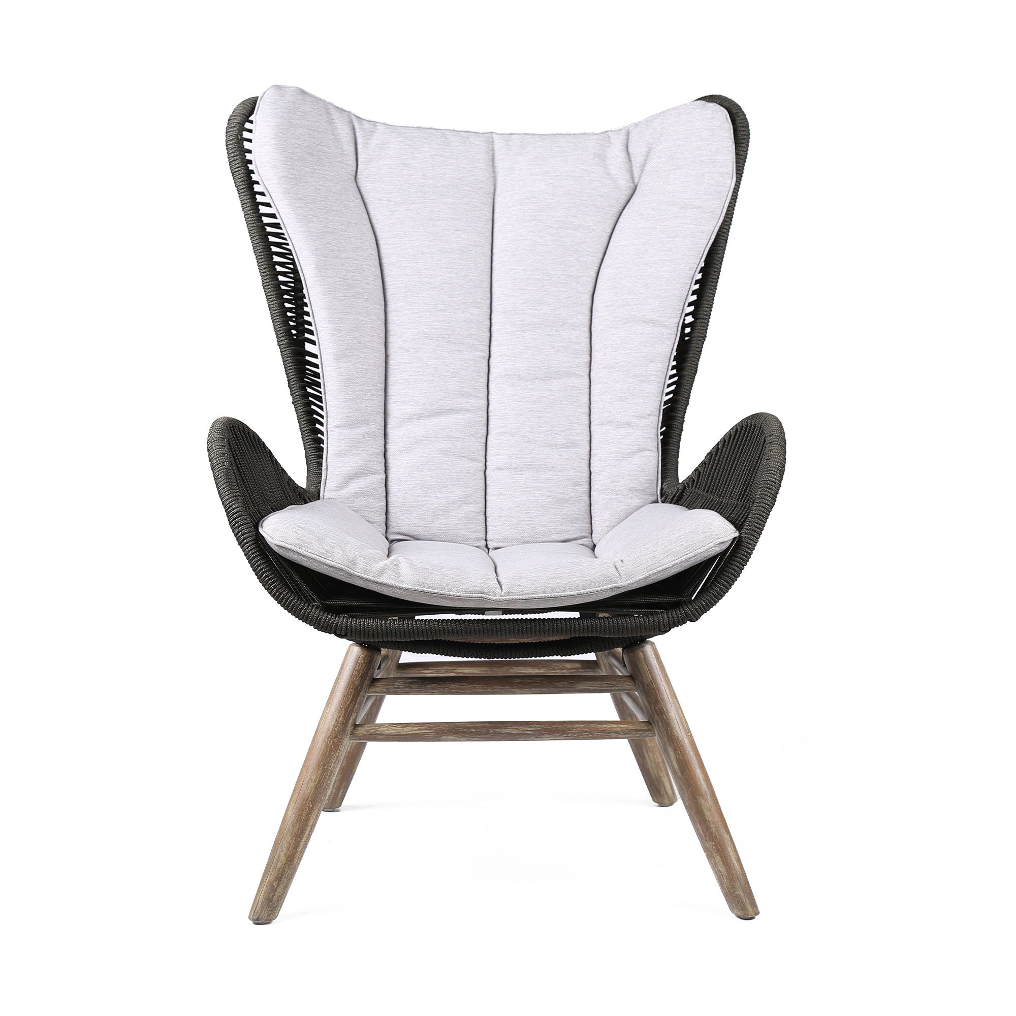 King - Indoor / Outdoor Lounge Chair - Premium Accent Chairs from Armen Living - Just $630! Shop now at brett interiors