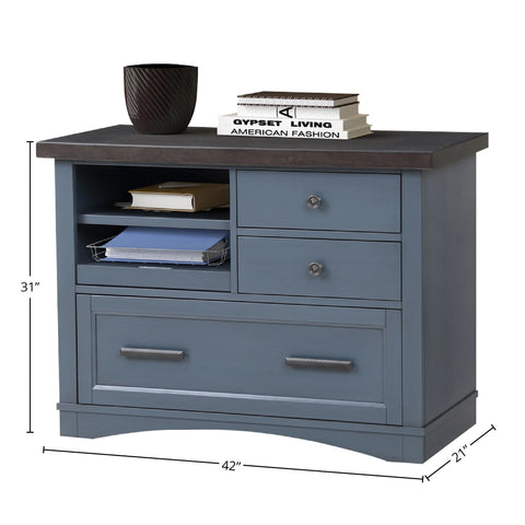 Americana Modern - Functional File with Power Center - Premium Filing Cabinets from Parker House - Just $822.50! Shop now at brett interiors