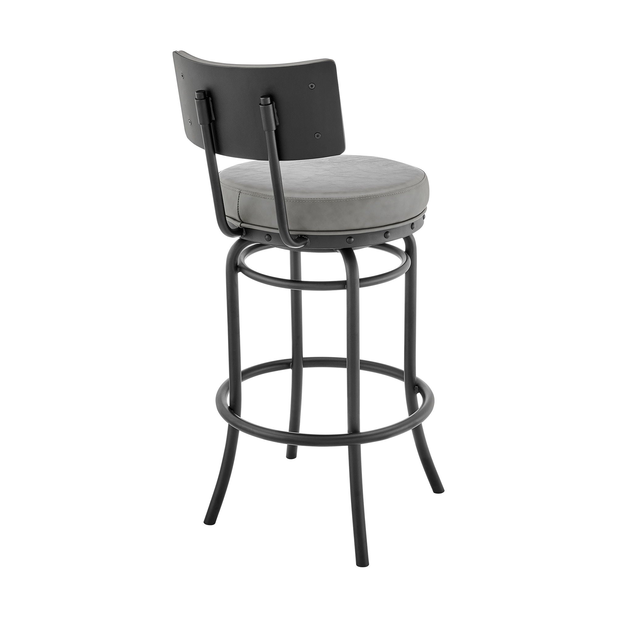 Leslie - Swivel Stool - Premium Counter Height (24"-27") from Armen Living - Just $382.50! Shop now at brett interiors