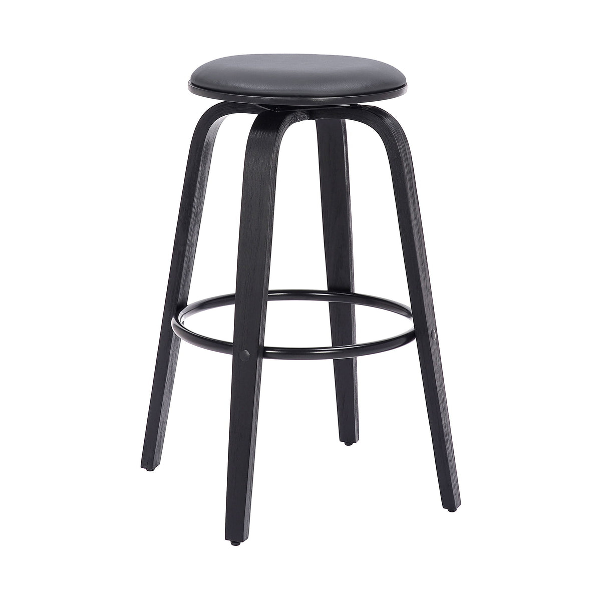 Harbor - Backless Swivel Mid-Century Modern Bar Stool - Premium Counter Height (24"-27") from Armen Living - Just $150! Shop now at brett interiors