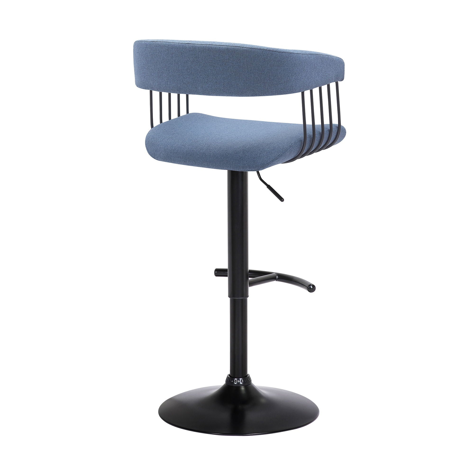 Calista - Adjustable Bar Stool - Premium Adjustable Height from Armen Living - Just $215! Shop now at brett interiors