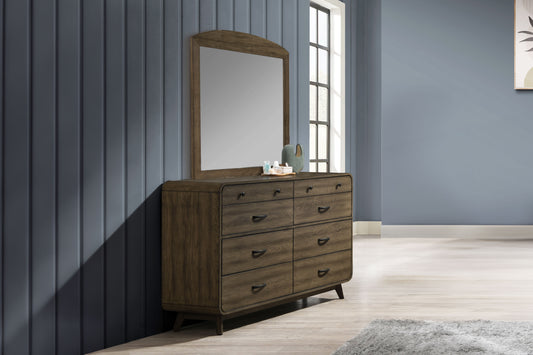 Rex - Dresser - Walnut - Premium Dressers from New Classic - Just $800! Shop now at brett interiors