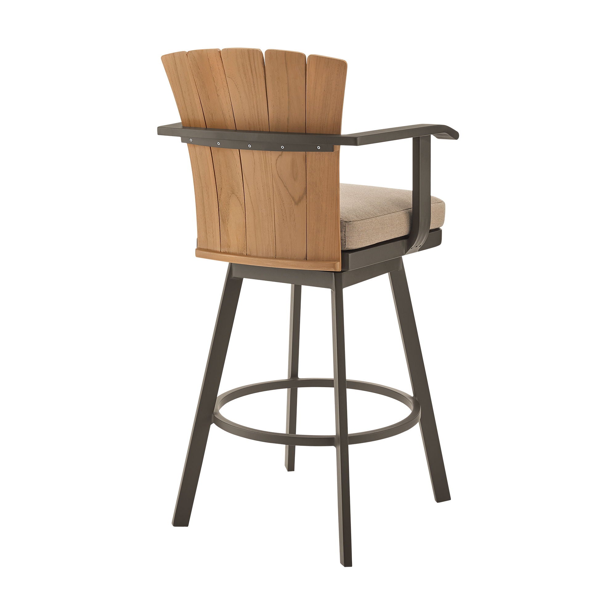 Hazel - Outdoor Patio Swivel Bar Stool - Premium Counter Height (24"-27") from Armen Living - Just $787.50! Shop now at brett interiors