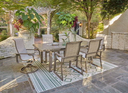 Beach Front - Outdoor Dining Set - Premium 7 Piece Outdoor Sets from Signature Design by Ashley® - Just $2959.70! Shop now at brett interiors