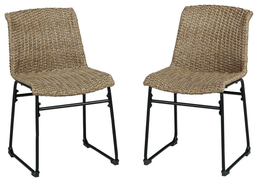 Amaris - Brown / Black - Chair (Set of 2) - Premium Chair Sets from Ashley Furniture - Just $254.10! Shop now at brett interiors