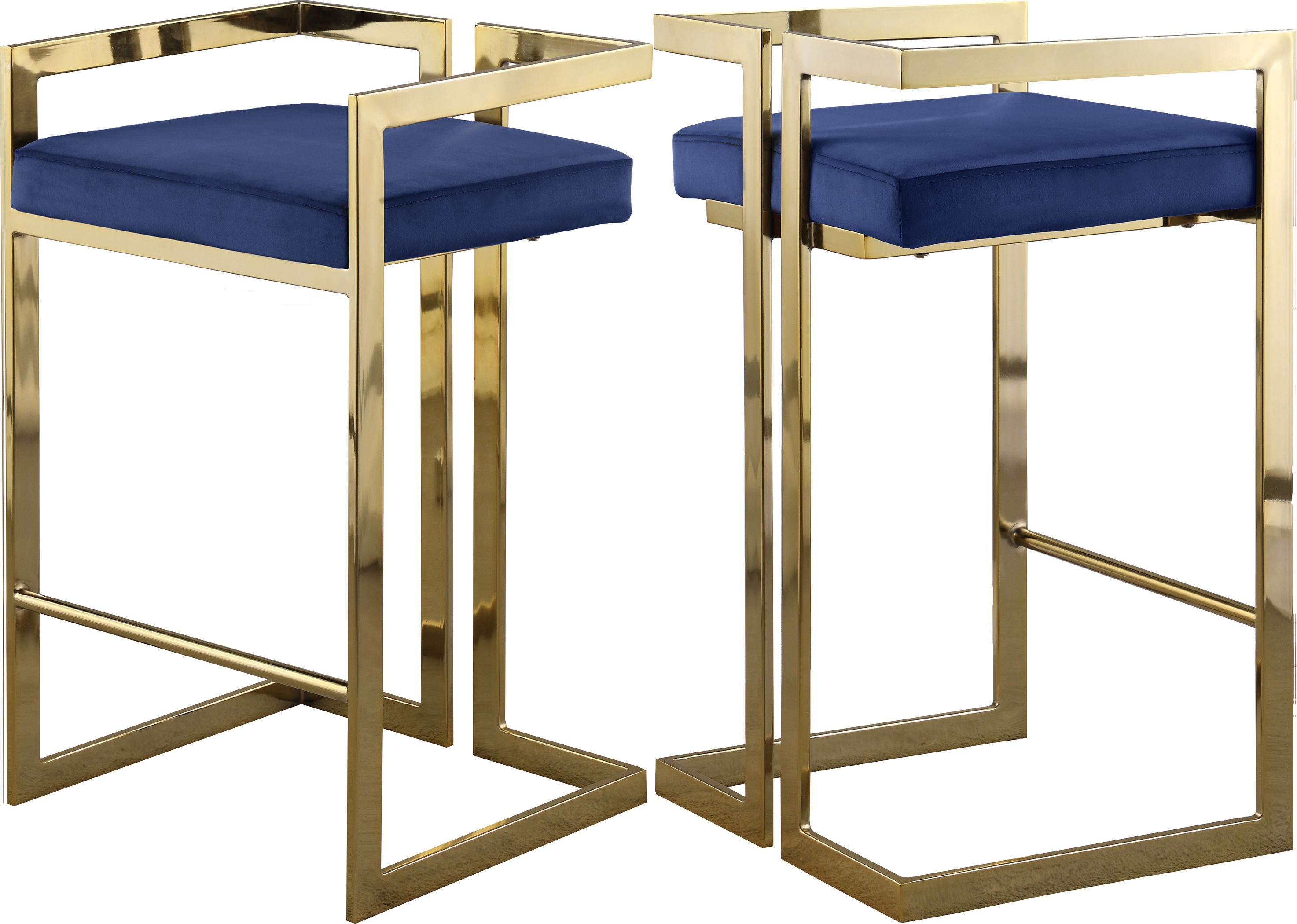 Ezra - Stool (Set of 2) - Premium Stool Sets from Meridian Furniture - Just $900! Shop now at brett interiors