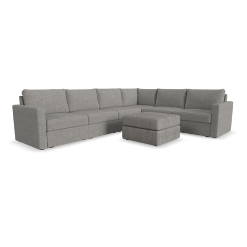 Flex - Sectional with Standard Arm and Ottoman - Premium 2 Piece Living Room Sets from Homestyles - Just $10997.50! Shop now at brett interiors