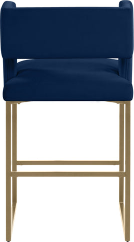 Caleb - Counter Stool with Gold Legs (Set of 2) - Premium Stool Sets from Meridian Furniture - Just $675! Shop now at brett interiors