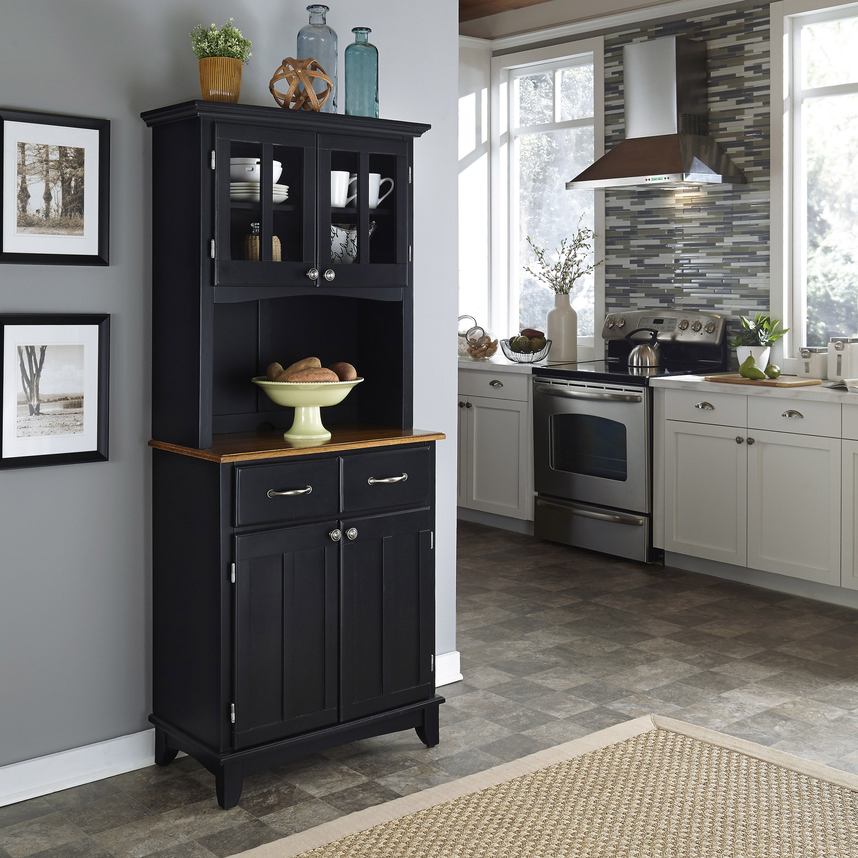 Walker Buffet with Hutch - Premium Hutches & Buffets from Homestyles - Just $1224.98! Shop now at brett interiors