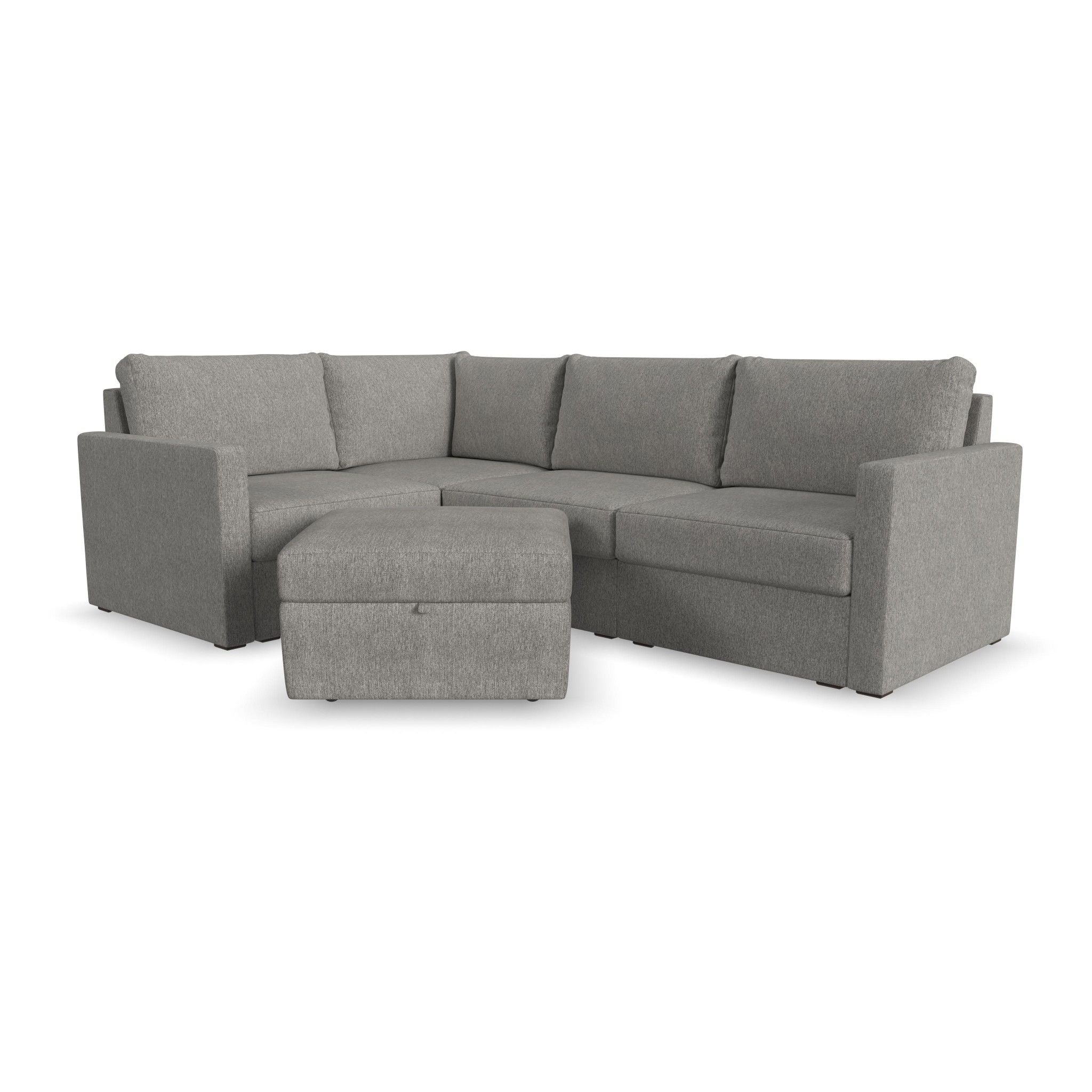 Flex - Sectional with Standard Arm and Storage Ottoman - Premium 2 Piece Living Room Sets from Homestyles - Just $11247.50! Shop now at brett interiors