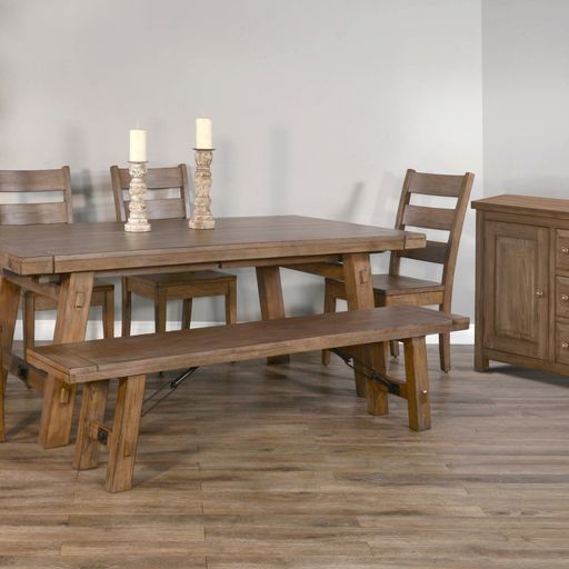 Doe Valley - Bench - Light Brown - Premium Dining Benches from Sunny Designs - Just $345! Shop now at brett interiors