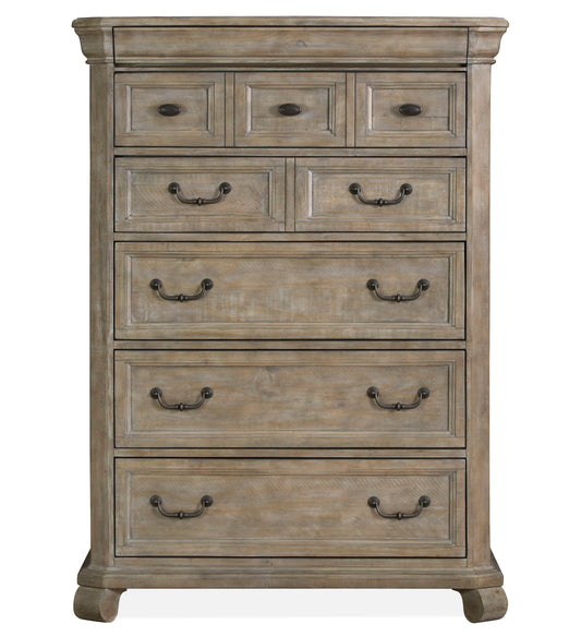 Tinley Park - Drawer Chest - Dove Tail Grey - Premium Accent Chests from Magnussen Furniture - Just $1659! Shop now at brett interiors