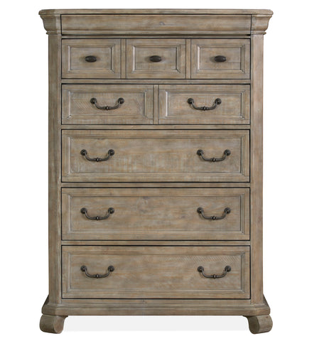 Tinley Park - Drawer Chest - Dove Tail Grey - Premium Accent Chests from Magnussen Furniture - Just $1659! Shop now at brett interiors