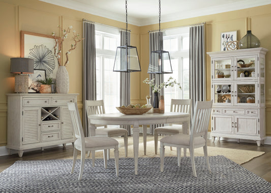 Newport - Round Dining Table - Alabaster - Premium Dining Tables from Magnussen Furniture - Just $1259! Shop now at brett interiors