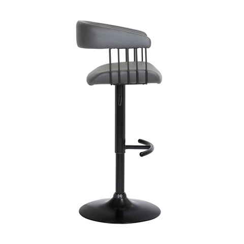 Calista - Adjustable Bar Stool - Premium Adjustable Height from Armen Living - Just $215! Shop now at brett interiors