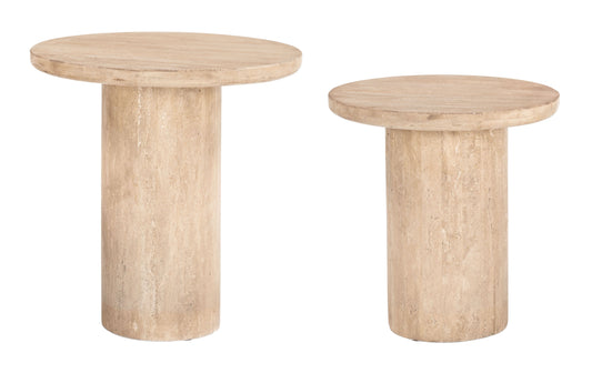 Fenith - Accent Table Set - Natural - Premium Table Sets from Zuo Modern - Just $2025! Shop now at brett interiors