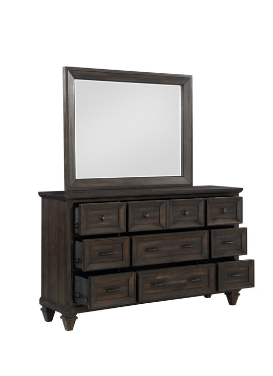 Sevilla - Mirror - Walnut - Premium Bedroom Mirrors from New Classic - Just $200! Shop now at brett interiors