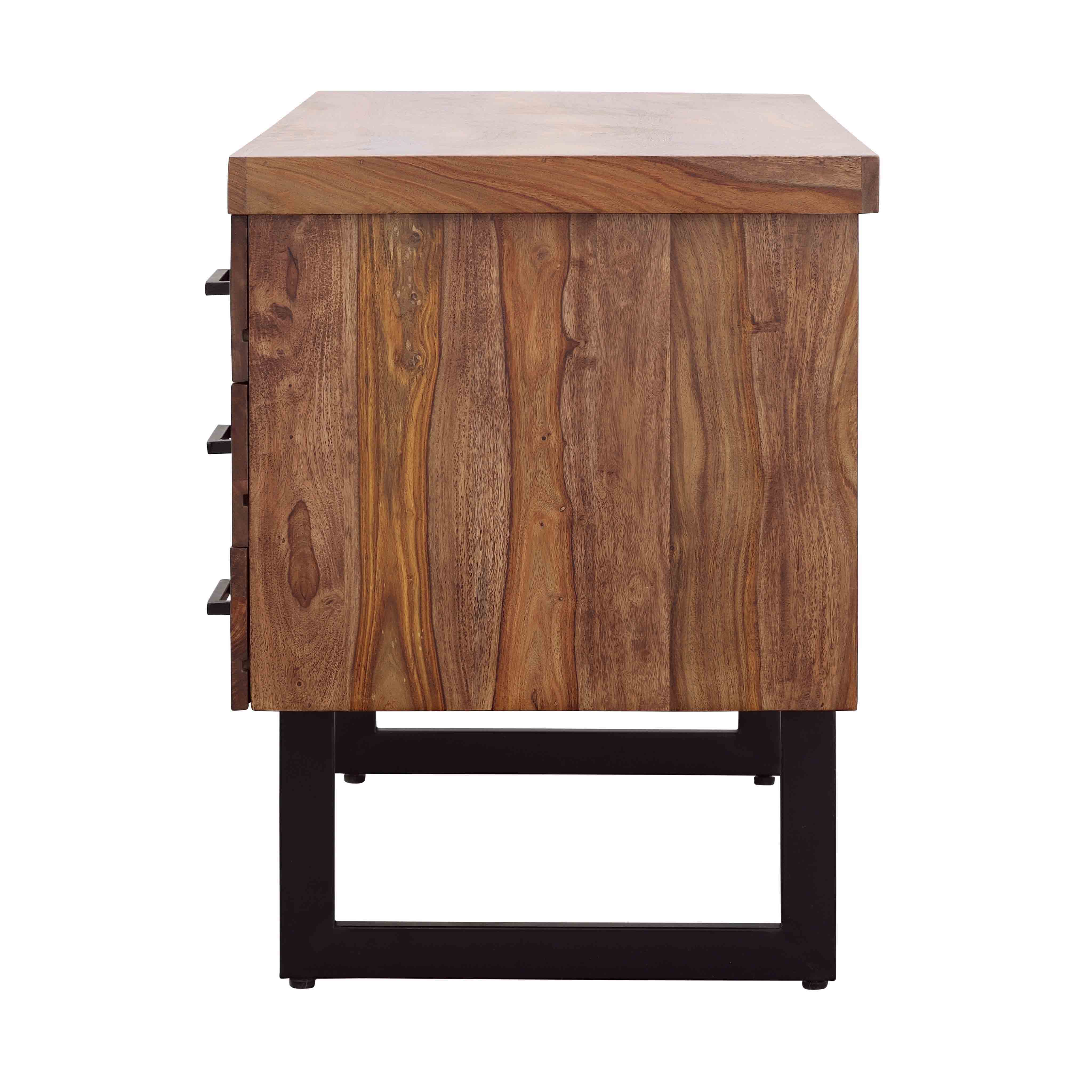 Montverde - Natural Four Drawer Writing Desk (2 Cartons) - Natural - Premium Writing Desks from Coast2Coast Home - Just $2310! Shop now at brett interiors