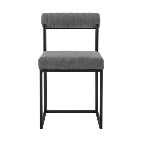 Anastasia - Dining Chair (Set of 2) - Black Legs - Premium Chair Sets from Armen Living - Just $700! Shop now at brett interiors