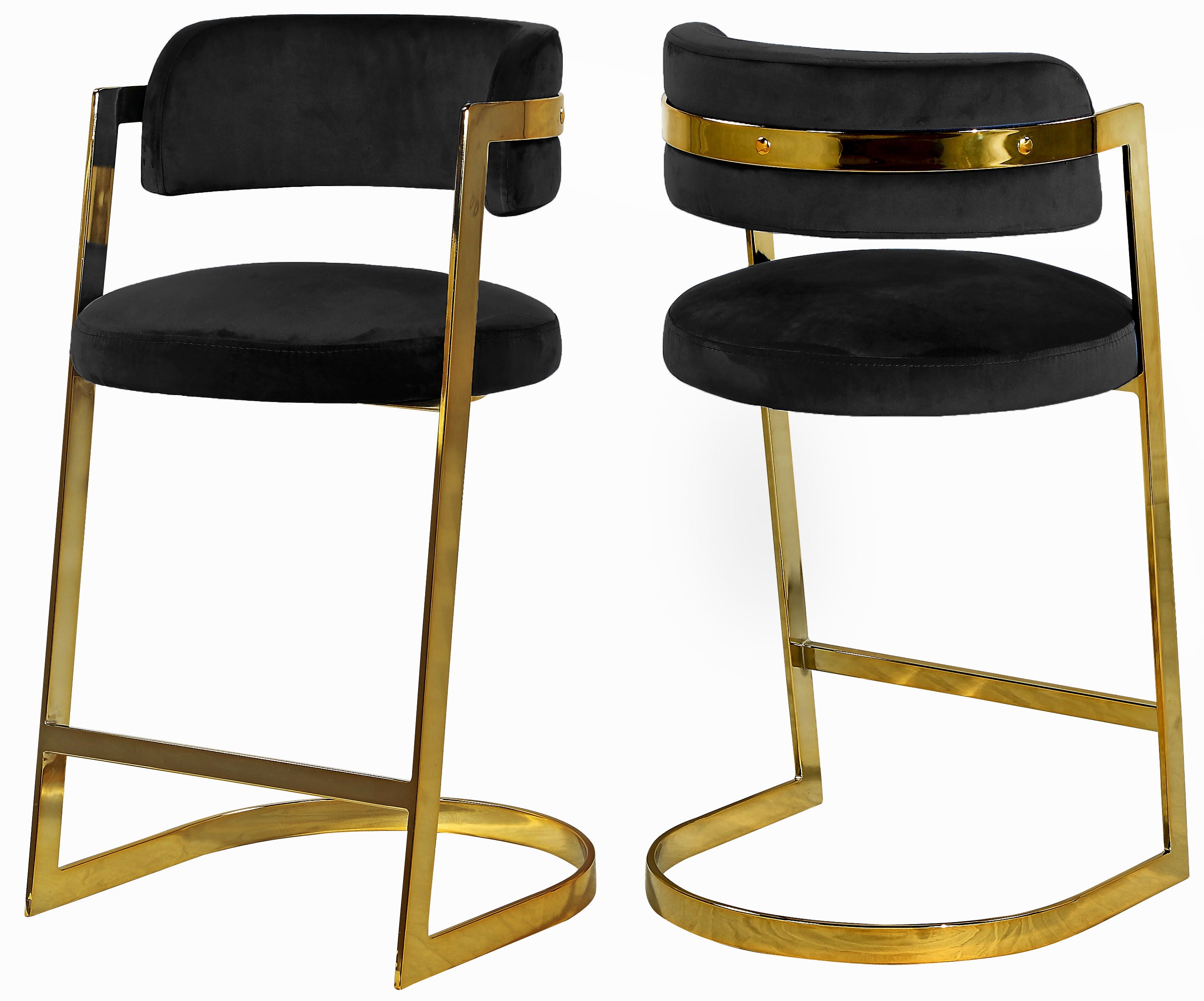 Stephanie - Stool (Set of 2) - Premium Stool Sets from Meridian Furniture - Just $825! Shop now at brett interiors