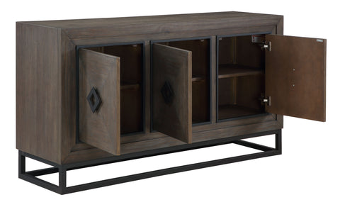 Folkstone - Three Door Credenza - Brown - Premium Credenzas from Coast2Coast Home - Just $4125! Shop now at brett interiors