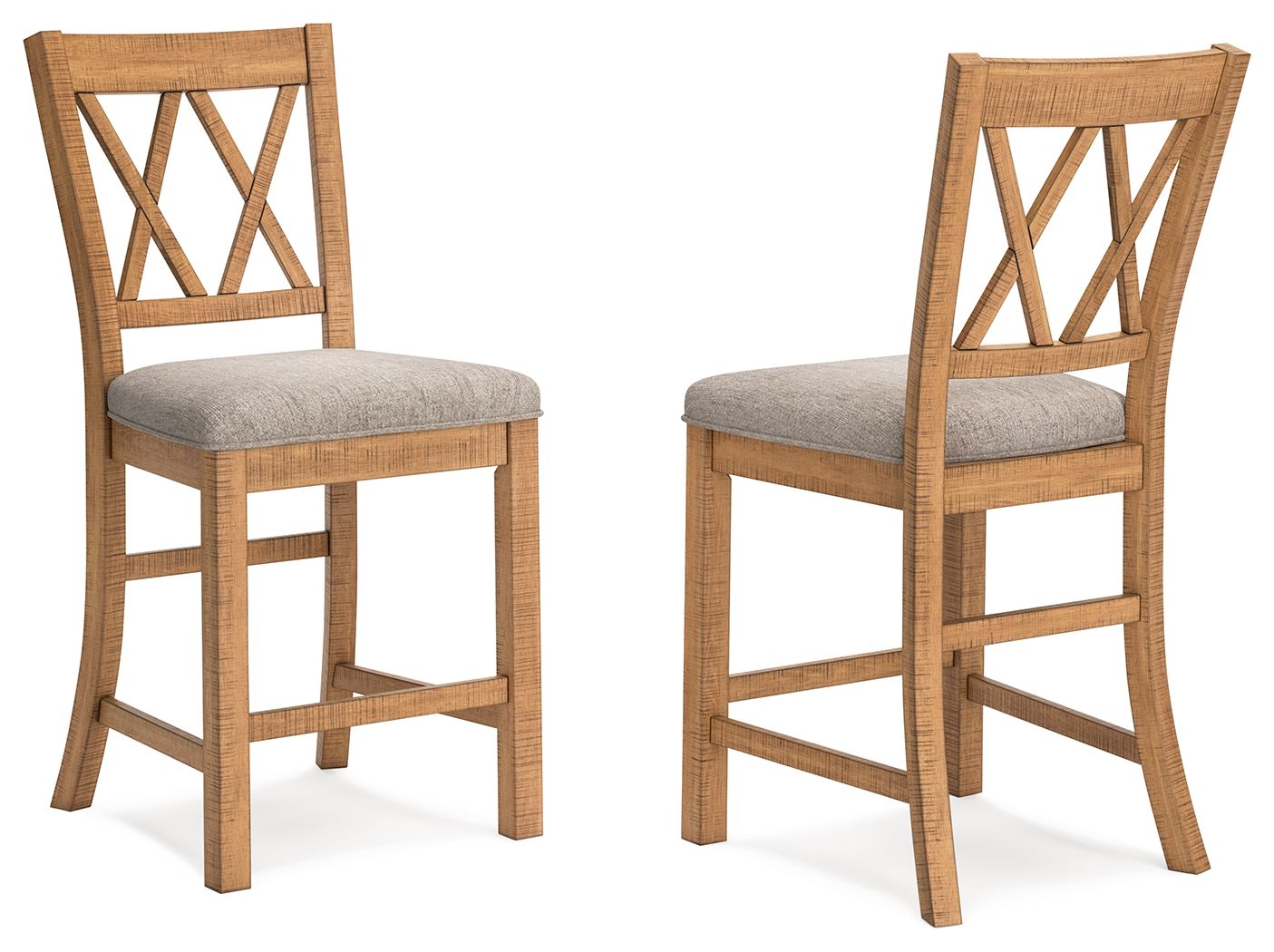 Havonplane - Brown - Upholstered Barstool (Set of 2) - Premium Stool Sets from Signature Design by Ashley® - Just $300.30! Shop now at brett interiors