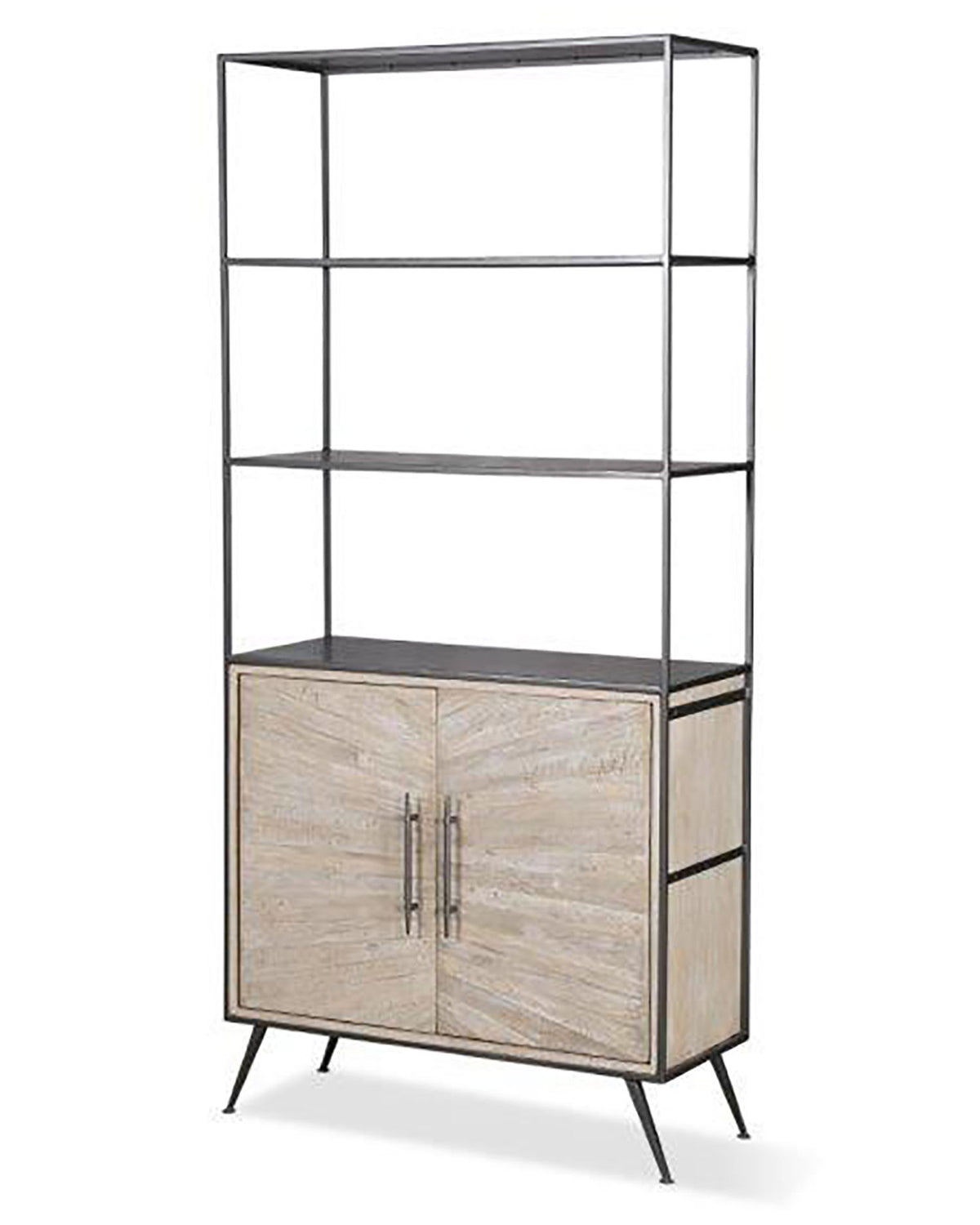 Crossings Monaco - Bookcase - Weathered Blanc - Premium Etageres from Parker House - Just $997.50! Shop now at brett interiors