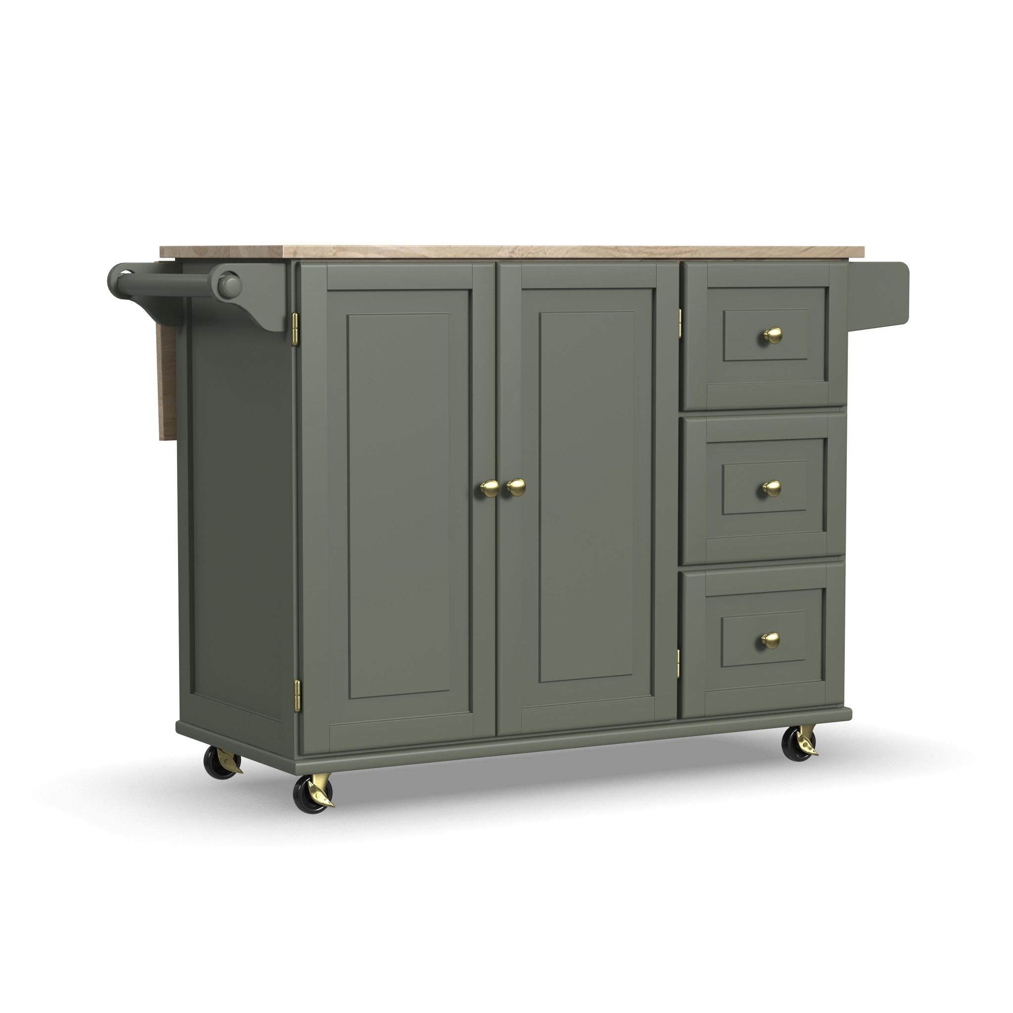 Dolly Madison - Drop Leaf Kitchen Cart - Premium Islands & Carts from Homestyles - Just $1249.98! Shop now at brett interiors