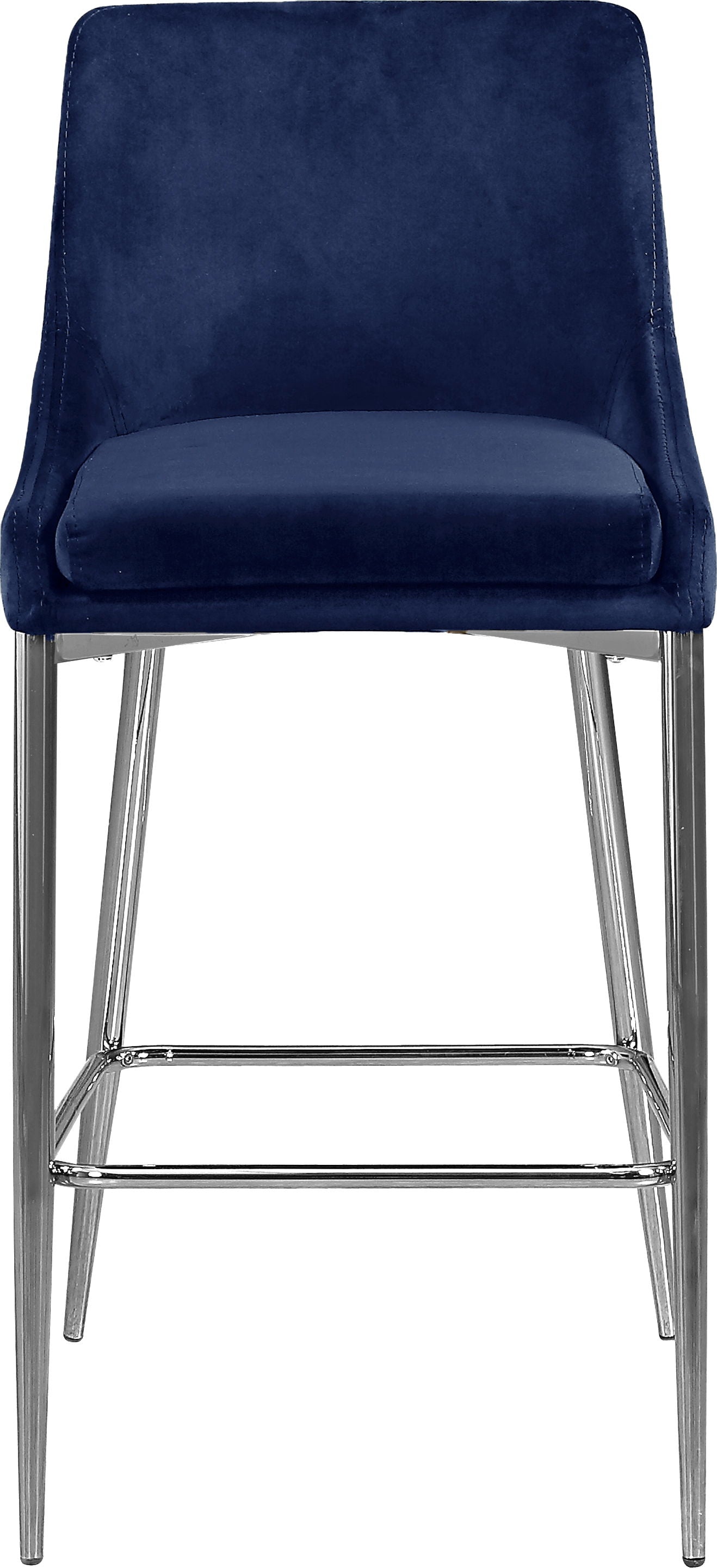 Karina - Stool with Chrome Legs (Set of 2) - Premium Stool Sets from Meridian Furniture - Just $600! Shop now at brett interiors