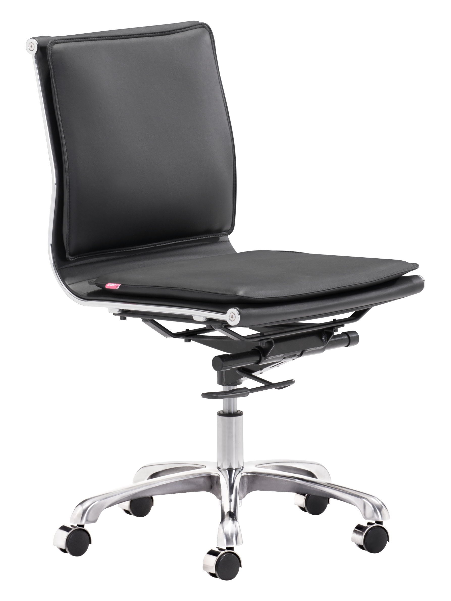 Lider Plus - Armless Office Chair - Premium Swivel Chairs from Zuo Modern - Just $900! Shop now at brett interiors