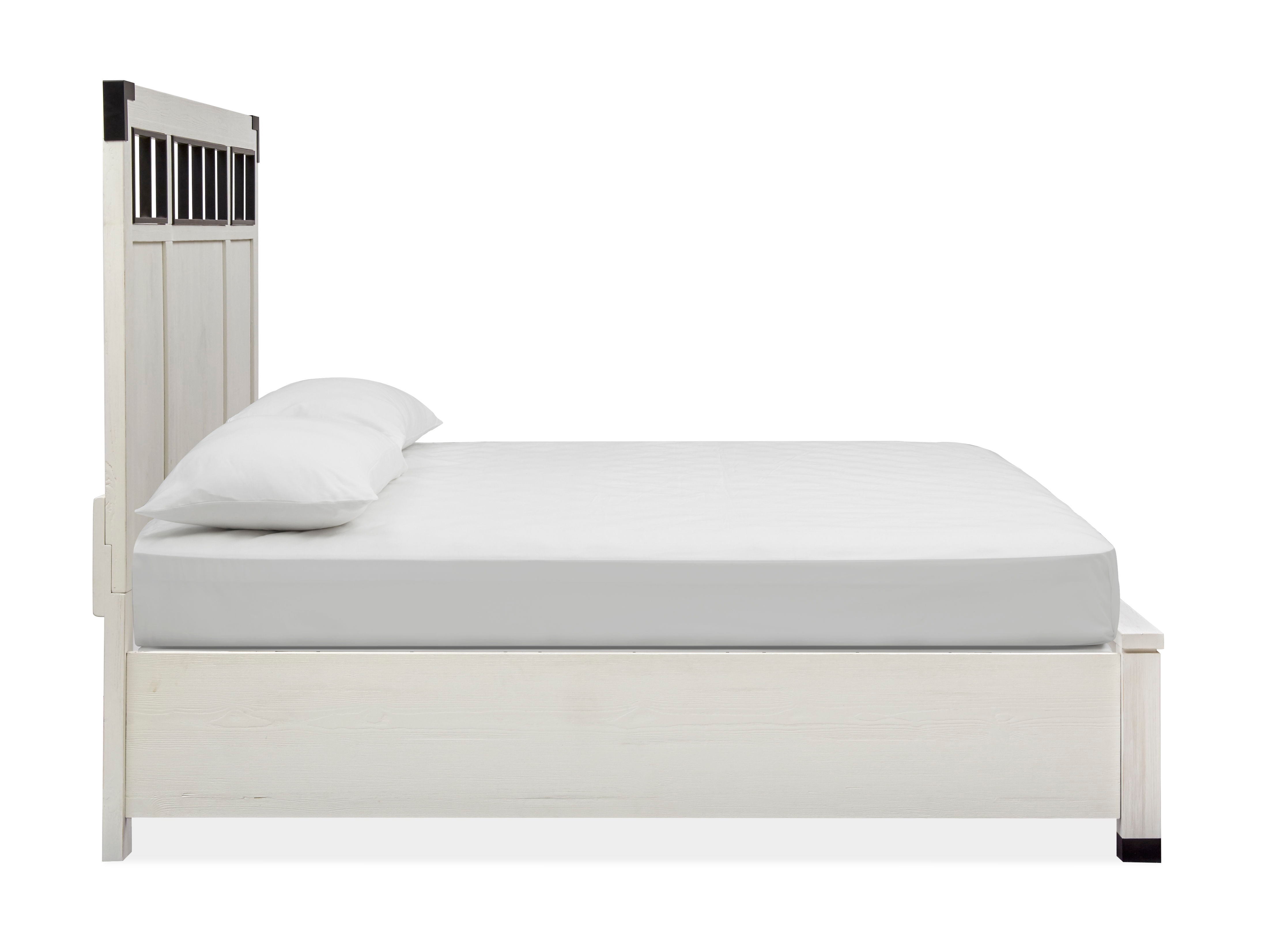 Harper Springs - Complete Panel Bed With Metal Headboard - Premium Panel Beds from Magnussen Furniture - Just $1287! Shop now at brett interiors