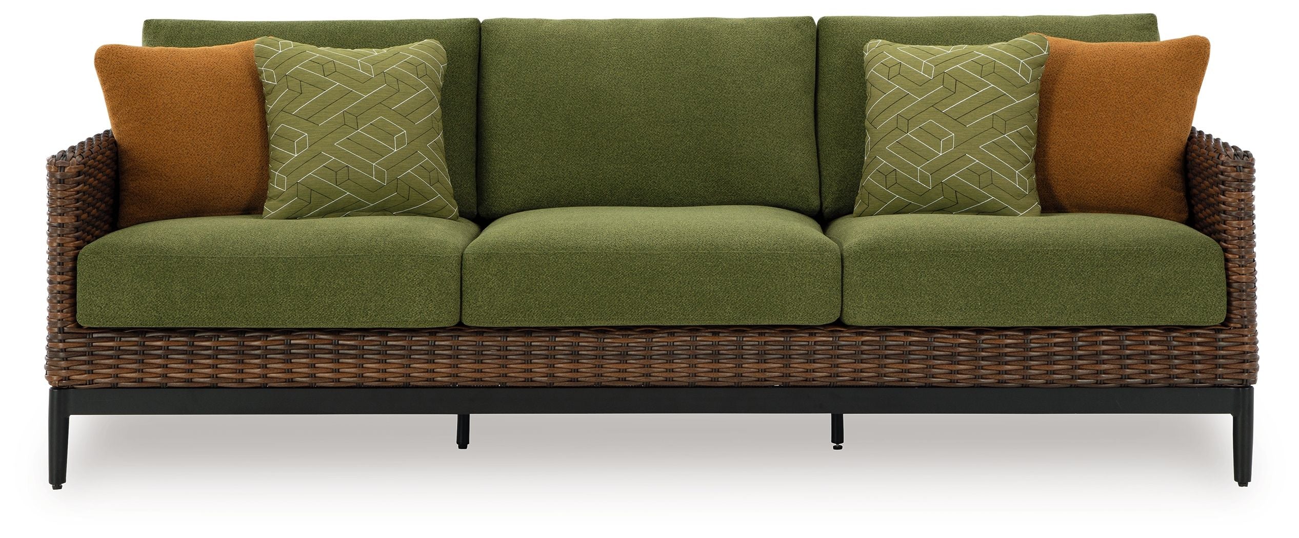 Horizon Hall - Brown / Green - Sofa With Cushion - Premium Sofas from Signature Design by Ashley® - Just $1800.63! Shop now at brett interiors