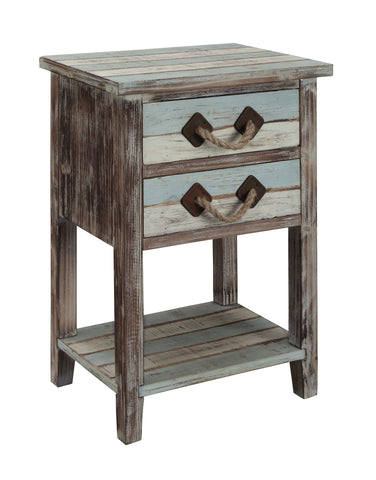 Aleena - Two Drawer Accent Table - Islander Multicolor - Premium Accent Tables from Coast2Coast Home - Just $825! Shop now at brett interiors